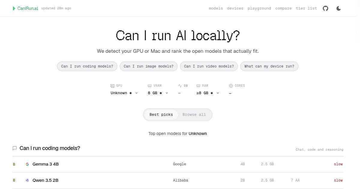 CanIRun.ai