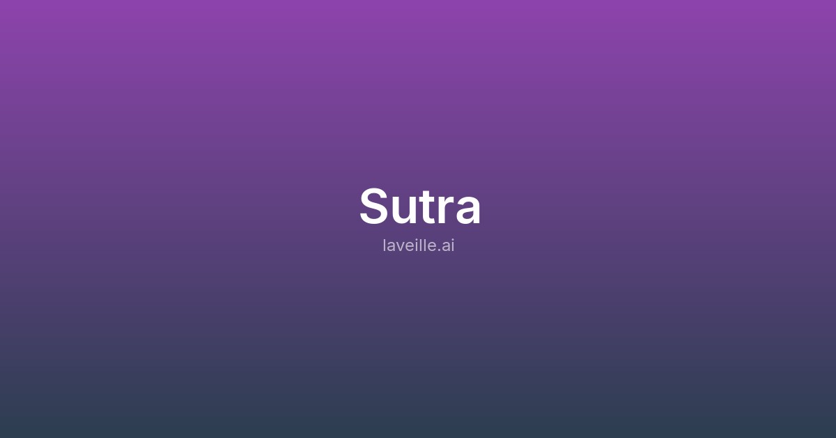 Capture d'écran de Sutra