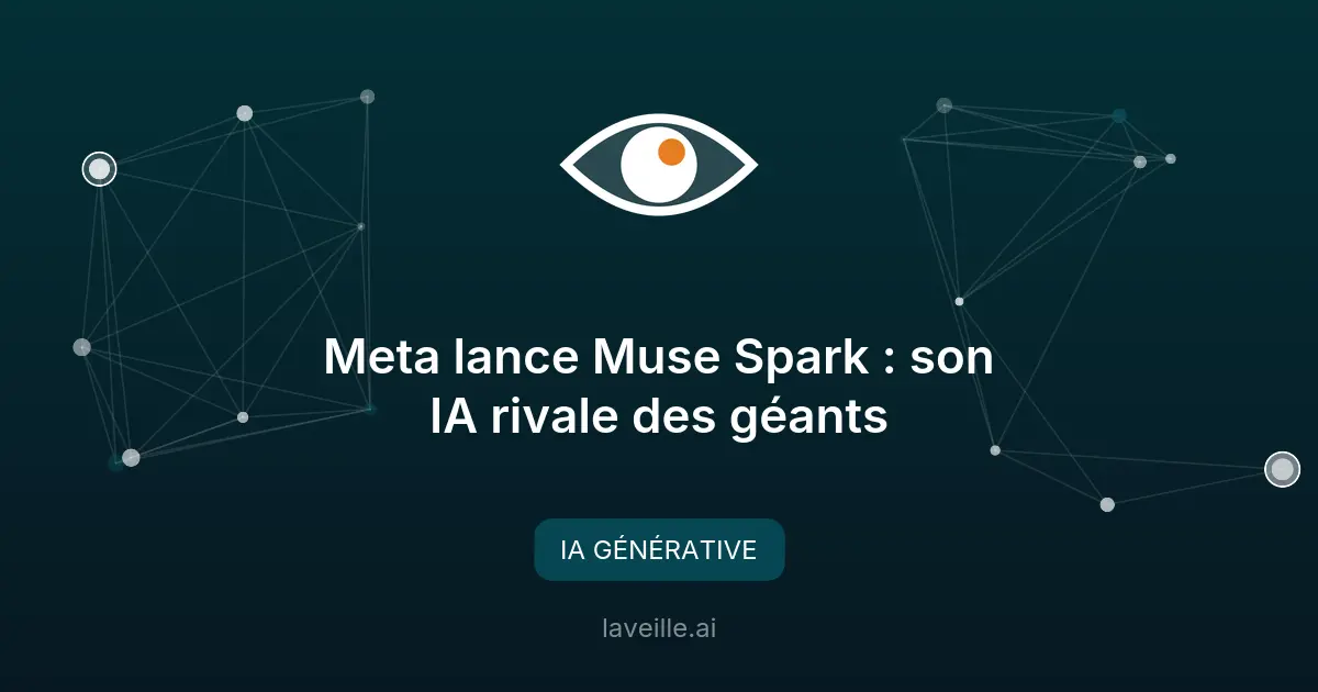 Meta lance Muse Spark : son IA rivale des géants
