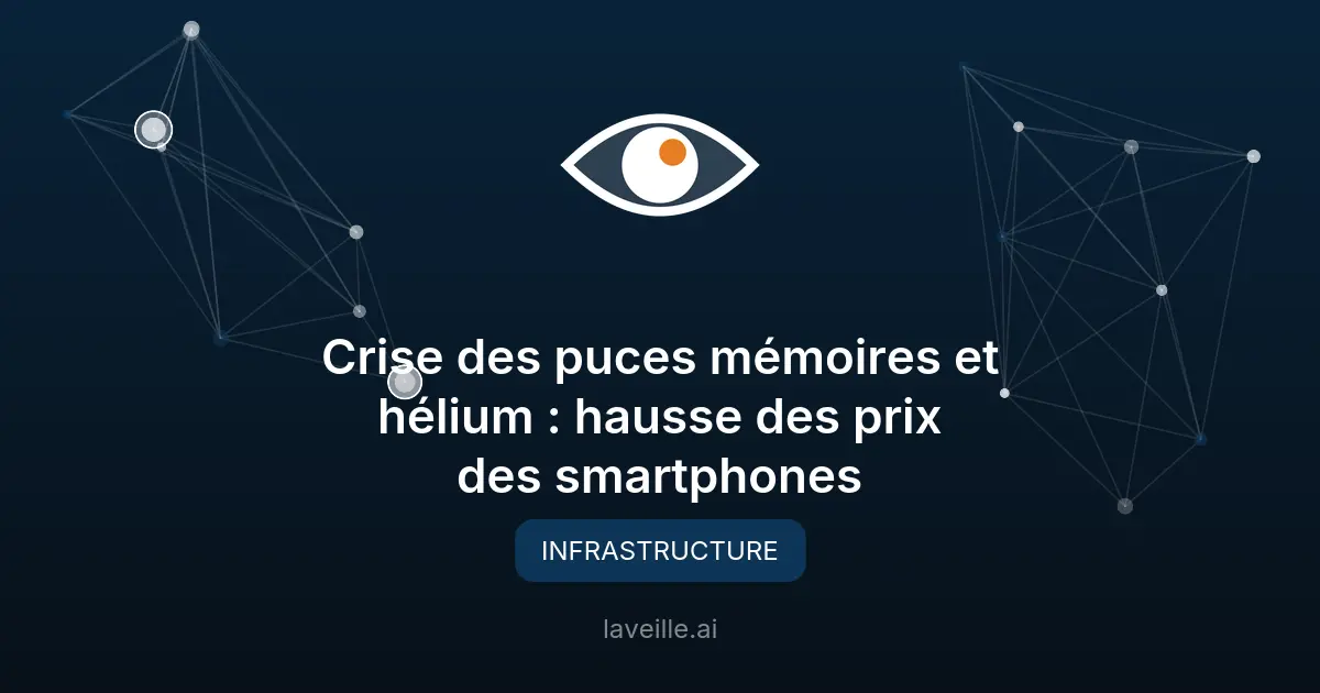 Crise des puces mémoires et hélium : hausse des prix des smartphones