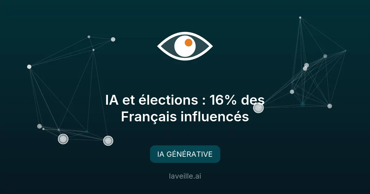 IA et élections : 16% des Français influencés