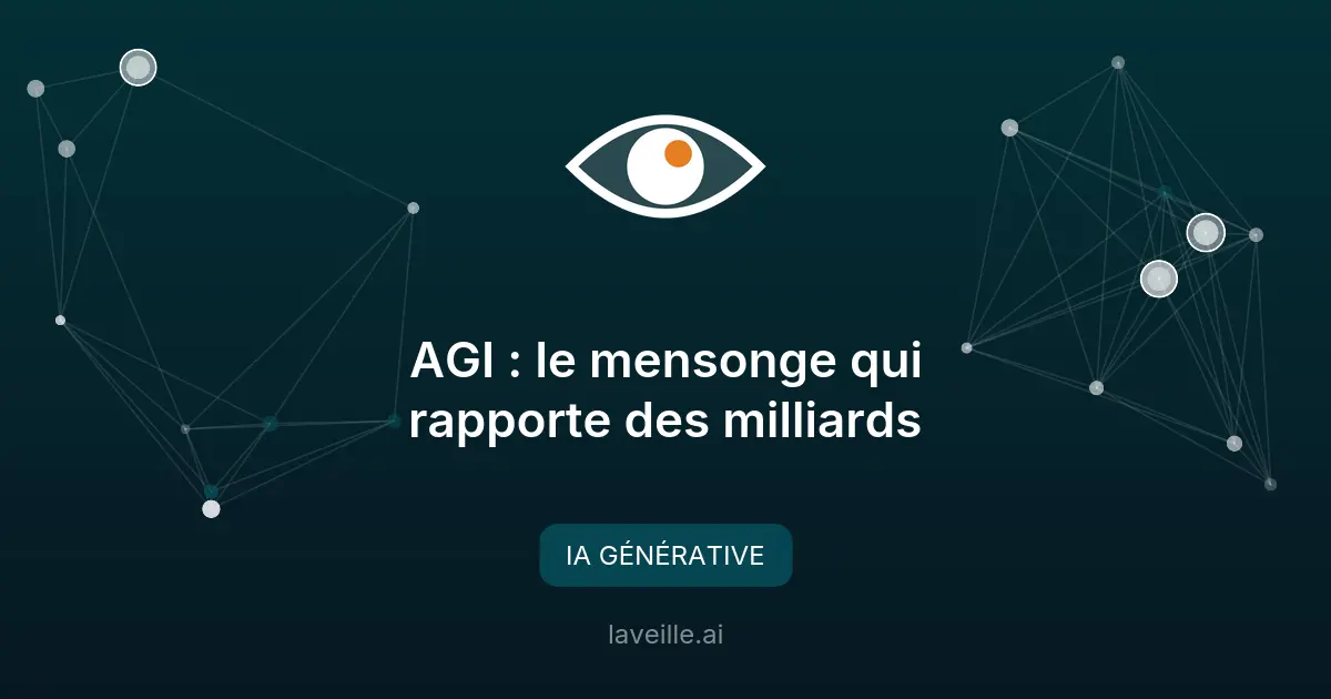 AGI : le mensonge qui rapporte des milliards