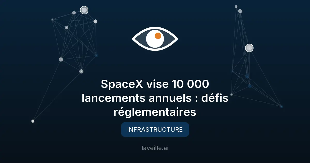 SpaceX vise 10 000 lancements annuels : défis réglementaires