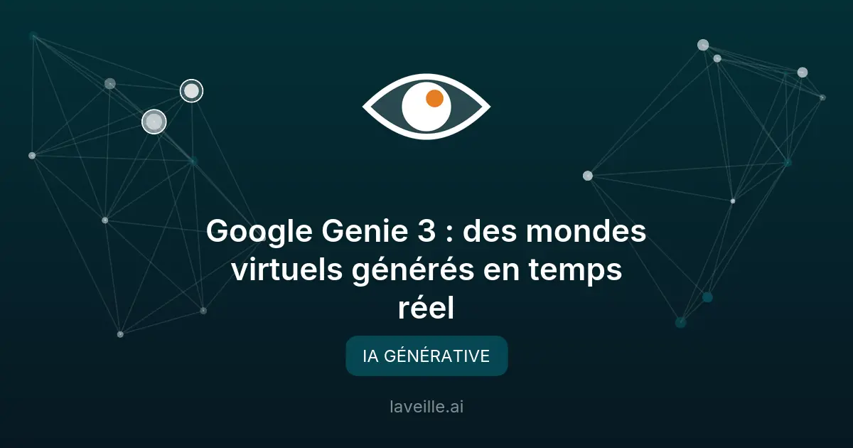 Google Genie 3 : des mondes virtuels générés en temps réel