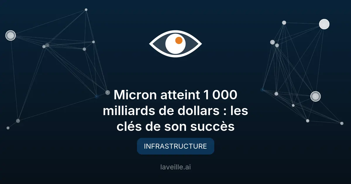 Micron atteint 1 000 milliards de dollars : les clés de son succès