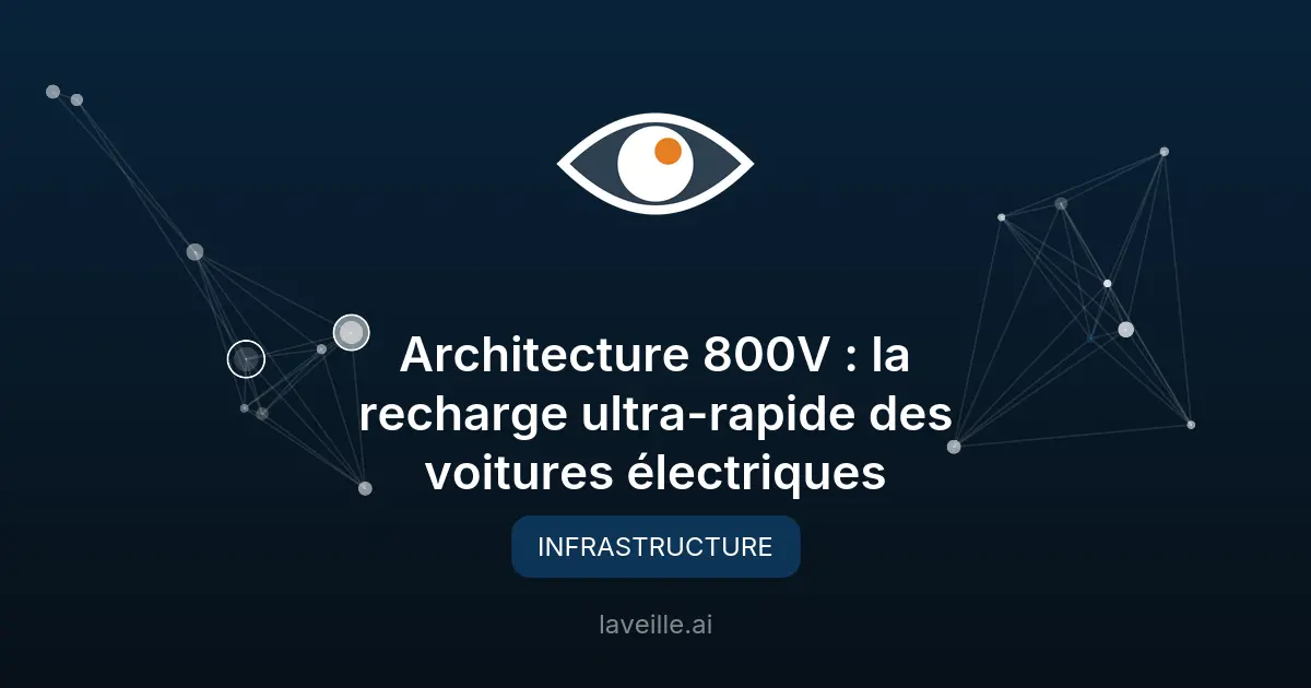 Architecture 800V : la recharge ultra-rapide des voitures électriques