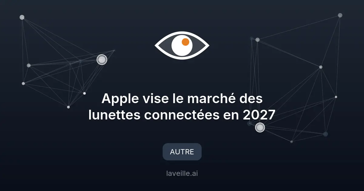 Apple vise le marché des lunettes connectées en 2027