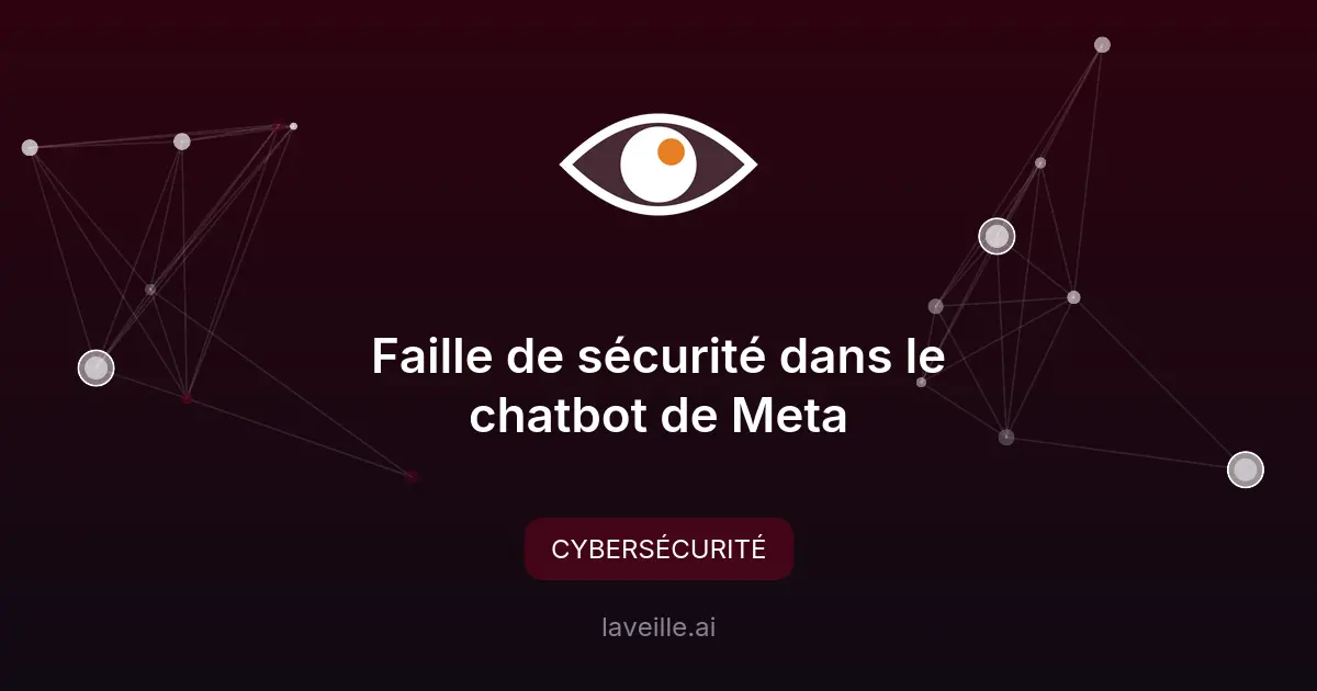 Faille de sécurité dans le chatbot de Meta