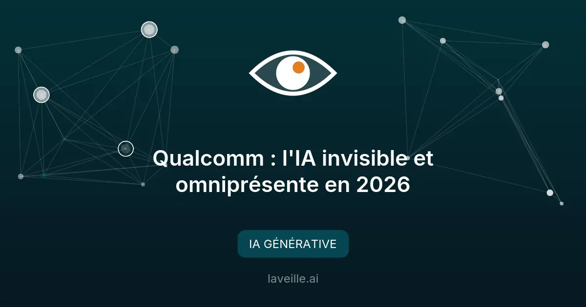 Qualcomm : l'IA invisible et omniprésente en 2026