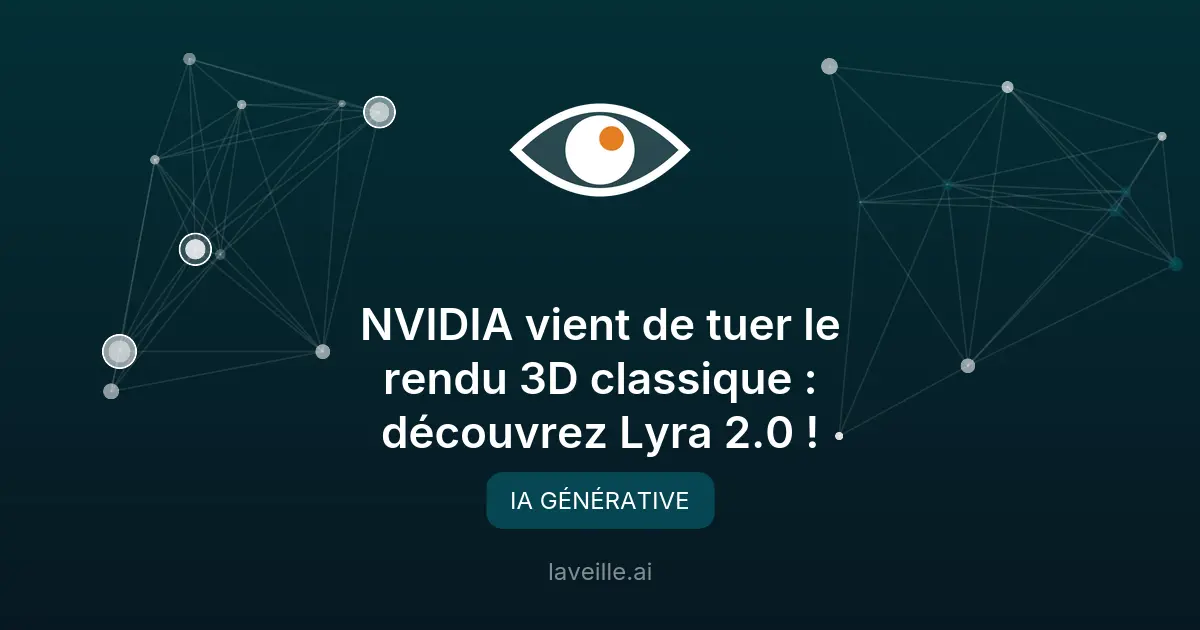 Nvidia Lyra 2.0 : révolution IA pour les mondes 3D