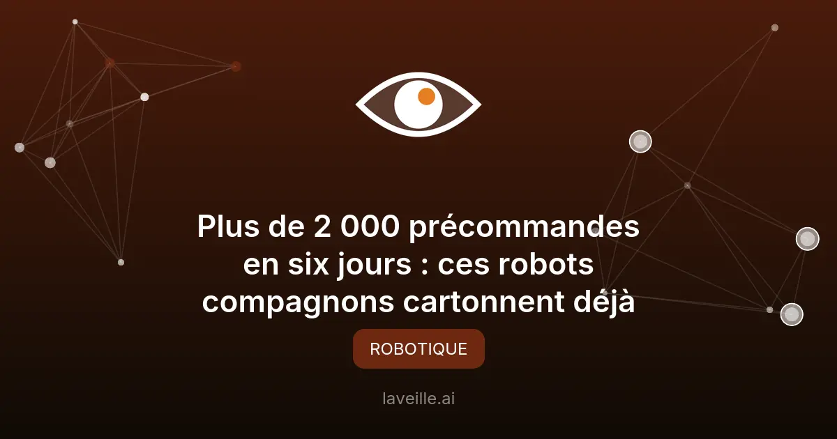 UBTECH : 2 110 précommandes pour ses robots compagnons U1