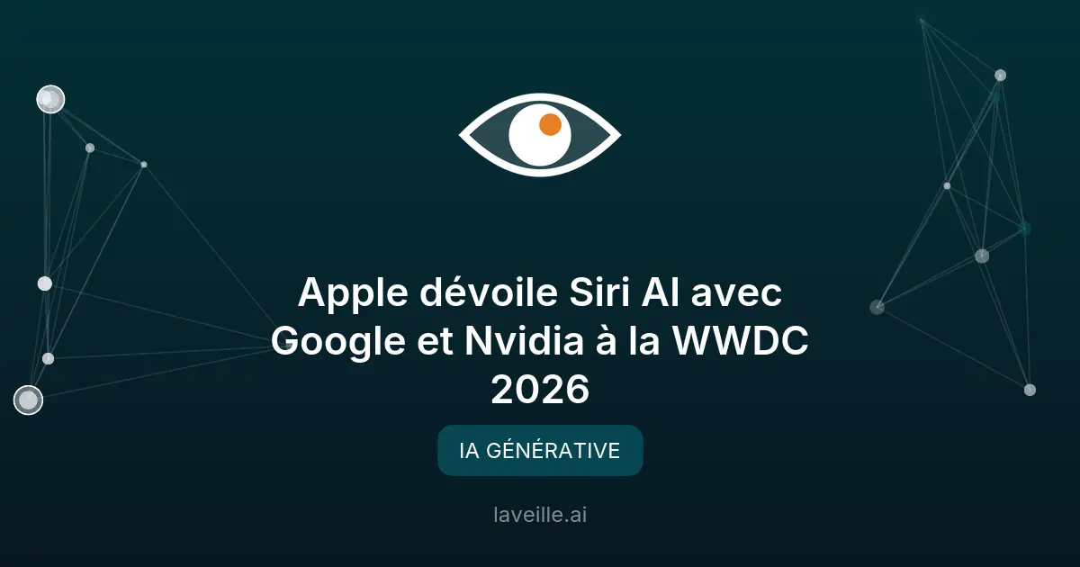 Apple dévoile Siri AI avec Google et Nvidia à la WWDC 2026