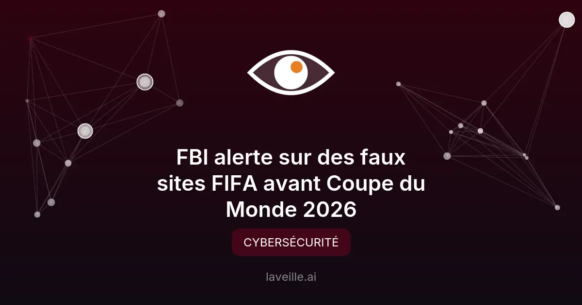 FBI alerte sur des faux sites FIFA avant Coupe du Monde 2026