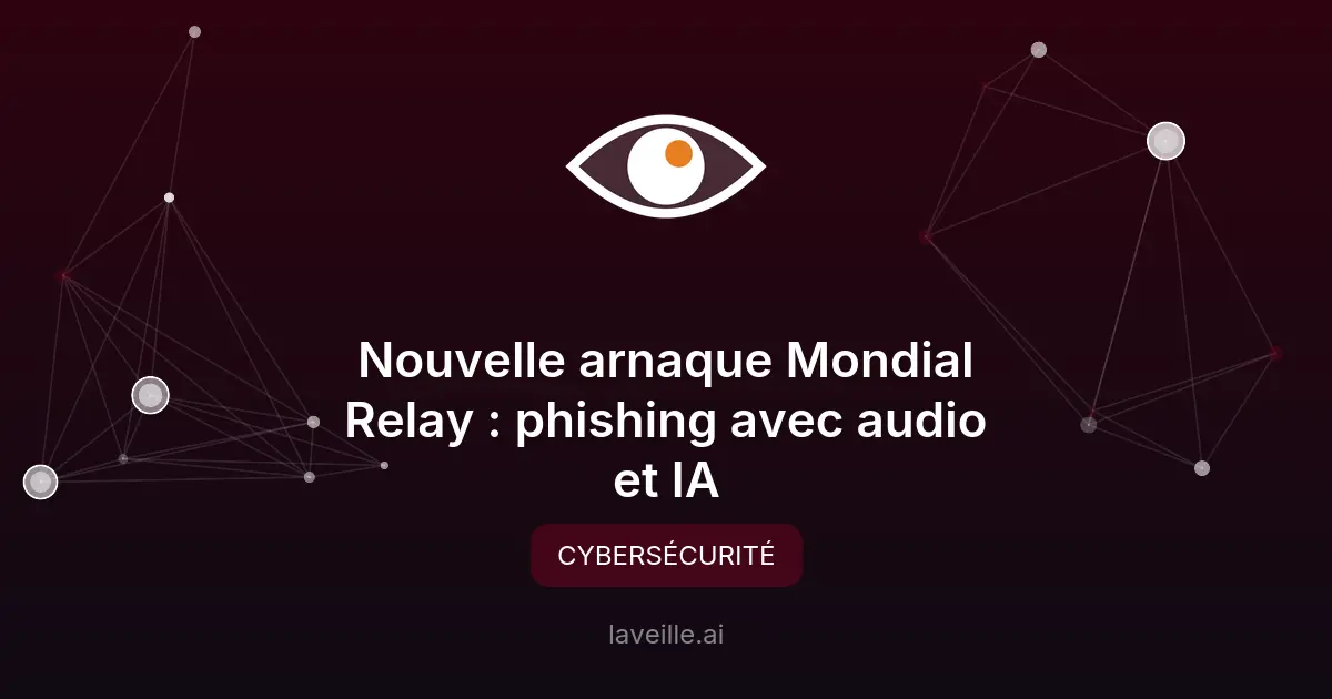 Nouvelle arnaque Mondial Relay : phishing avec audio et IA
