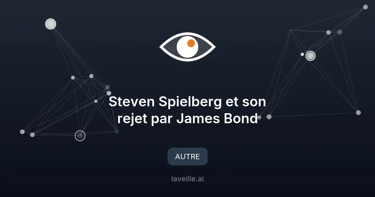 Steven Spielberg et son rejet par James Bond