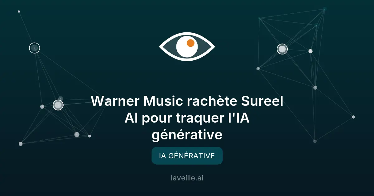 Warner Music rachète Sureel AI pour traquer l'IA générative