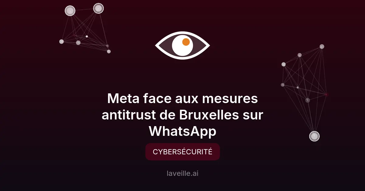 Meta face aux mesures antitrust de Bruxelles sur WhatsApp