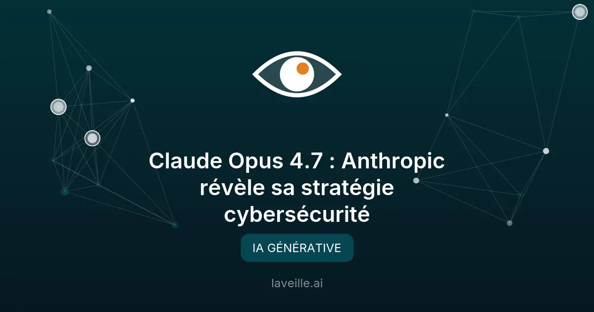 Claude Opus 4.7 : Anthropic révèle sa stratégie cybersécurité