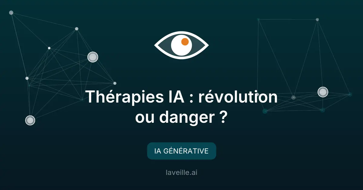 Thérapies IA : révolution ou danger ?