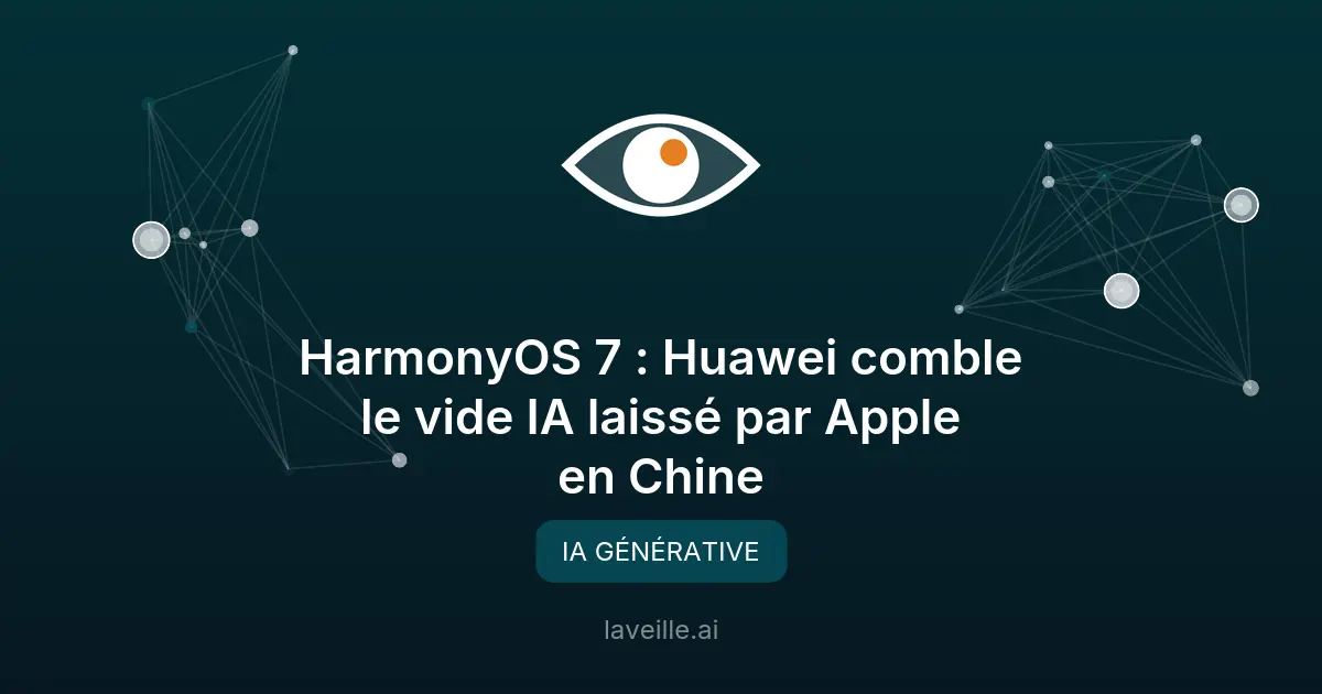 HarmonyOS 7 : Huawei comble le vide IA laissé par Apple en Chine