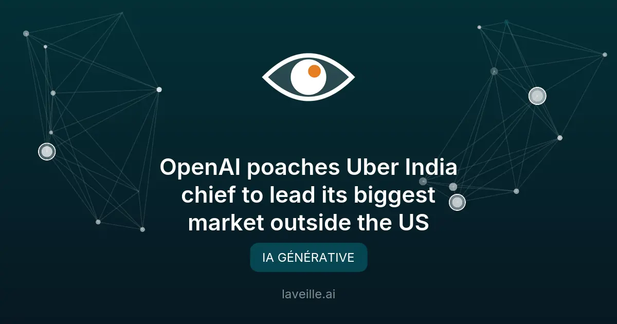 OpenAI nomme un directeur général pour l'Inde
