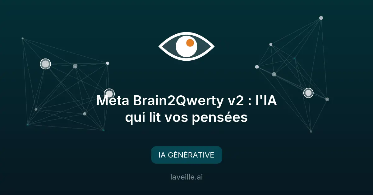 Meta Brain2Qwerty v2 : l'IA qui lit vos pensées