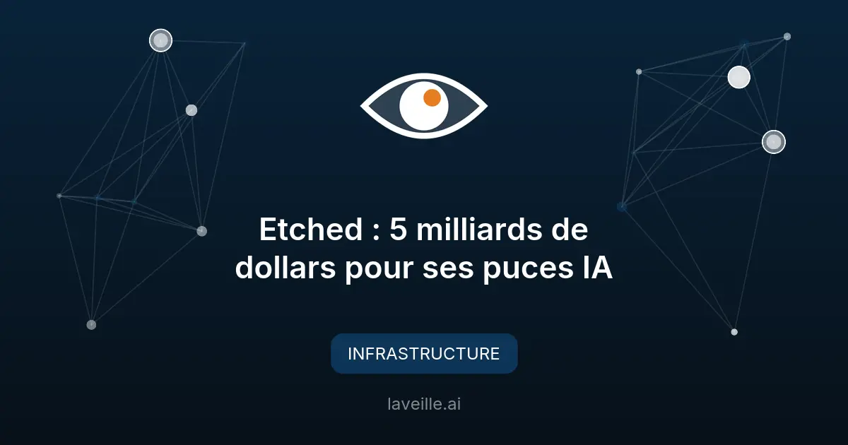 Etched : 5 milliards de dollars pour ses puces IA