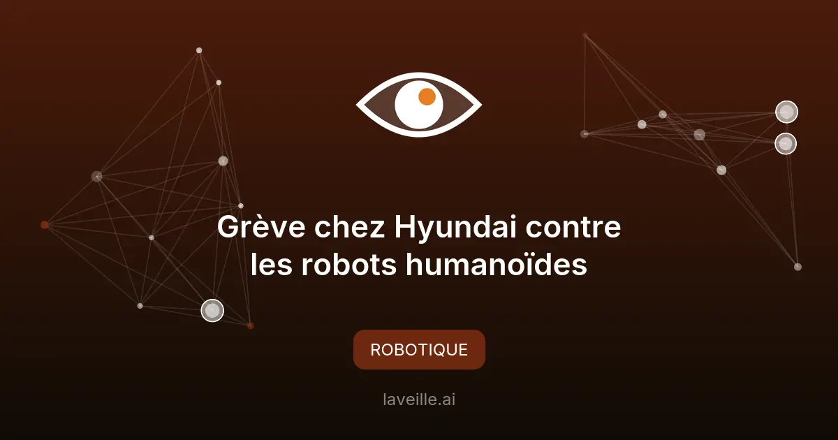 Grève chez Hyundai contre les robots humanoïdes