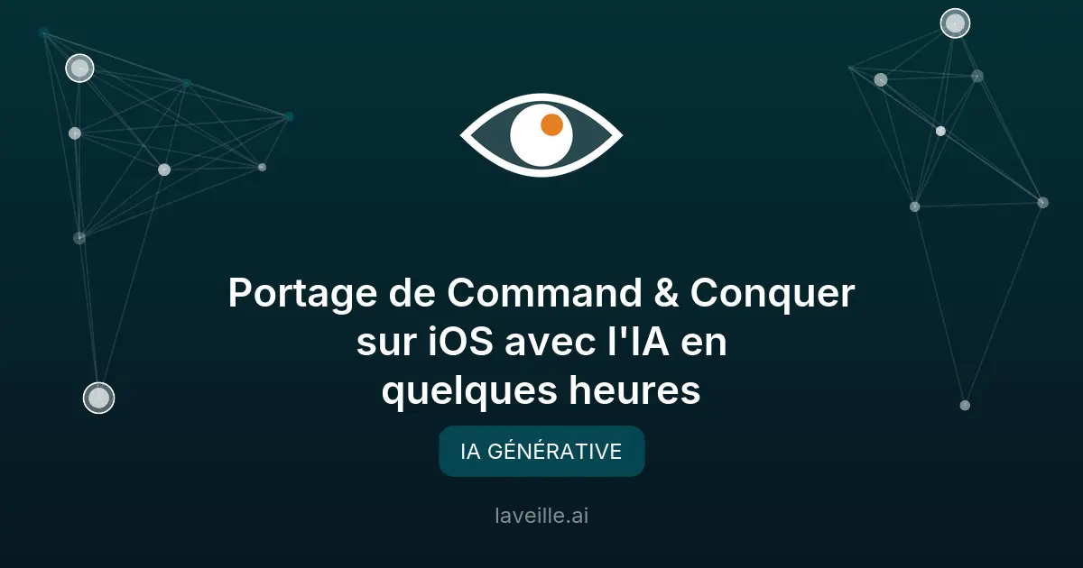 Portage de Command & Conquer sur iOS avec l'IA en quelques heures
