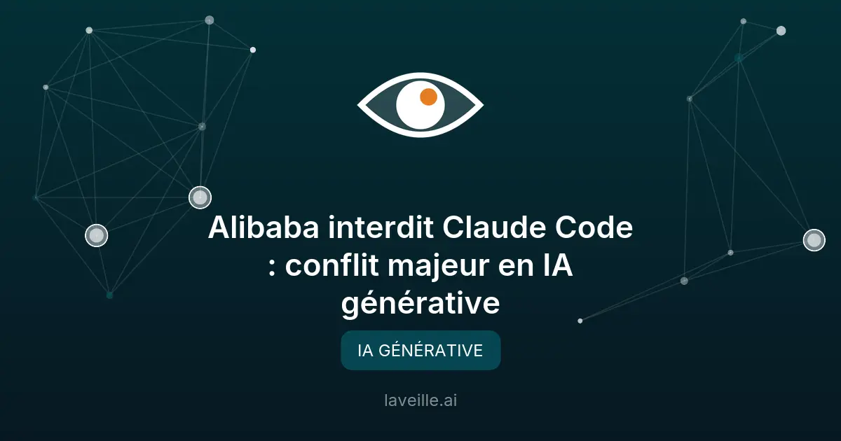 Alibaba interdit Claude Code : conflit majeur en IA générative