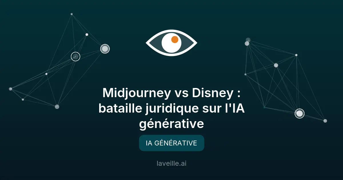 Midjourney vs Disney : bataille juridique sur l'IA générative