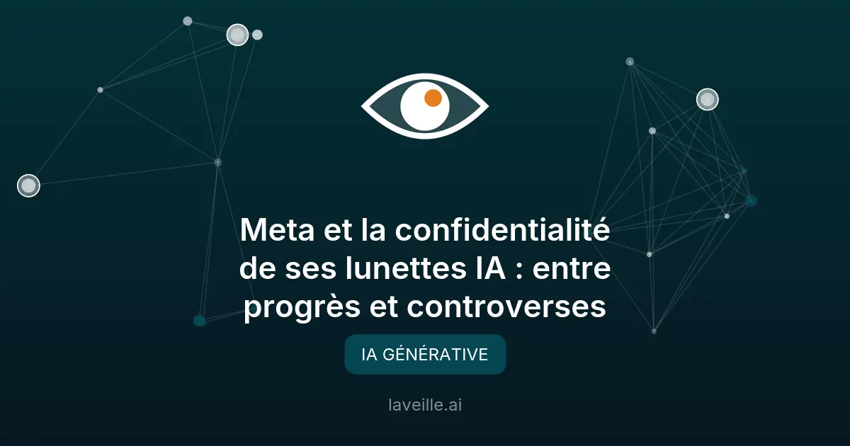 Meta et la confidentialité de ses lunettes IA : entre progrès et controverses