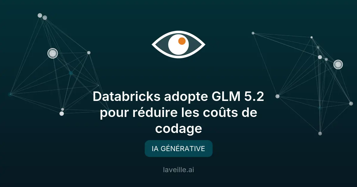 Databricks adopte GLM 5.2 pour réduire les coûts de codage
