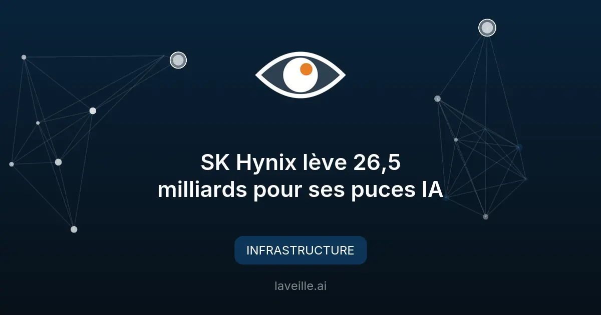 SK Hynix lève 26,5 milliards pour ses puces IA
