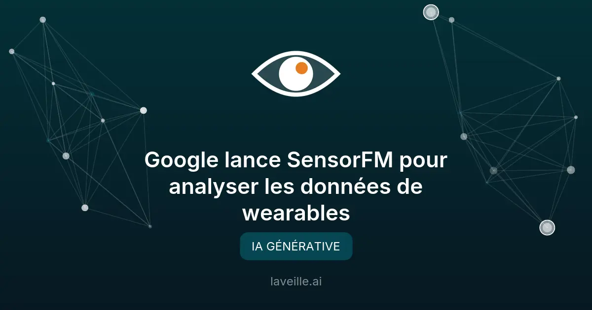 Google lance SensorFM pour analyser les données de wearables