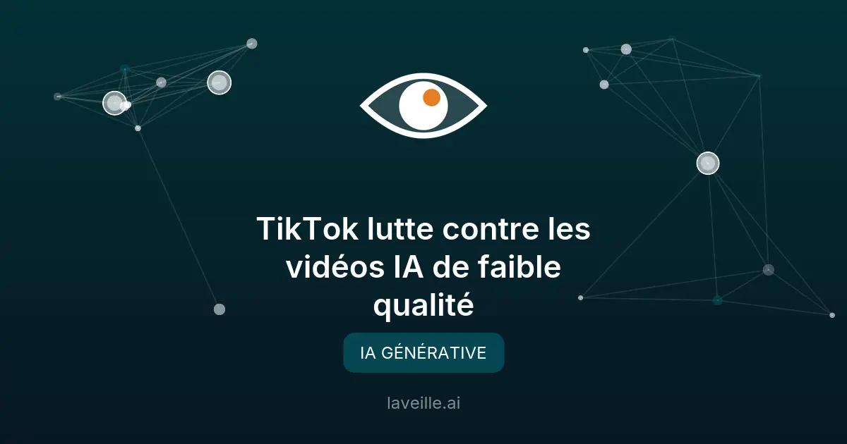 TikTok lutte contre les vidéos IA de faible qualité
