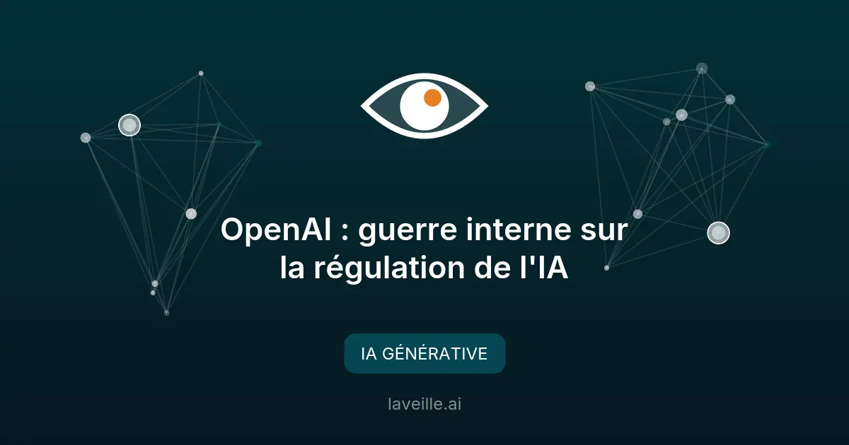 OpenAI : guerre interne sur la régulation de l'IA