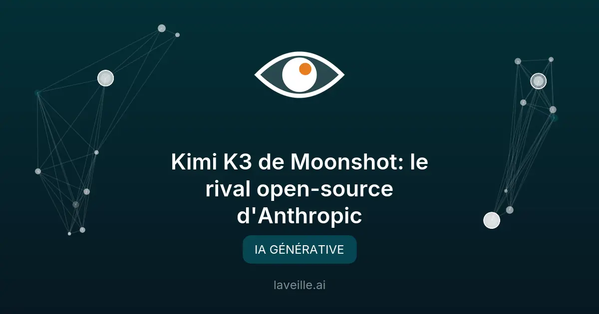 Kimi K3 de Moonshot: le rival open-source d'Anthropic