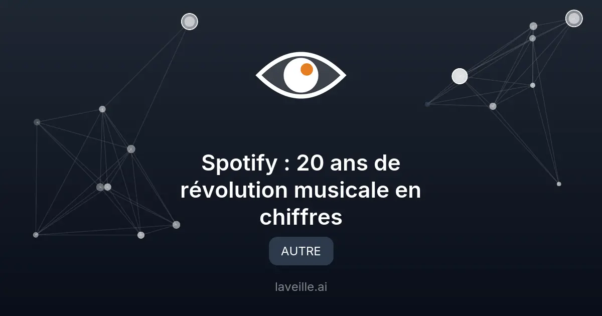Spotify : 20 ans de révolution musicale en chiffres