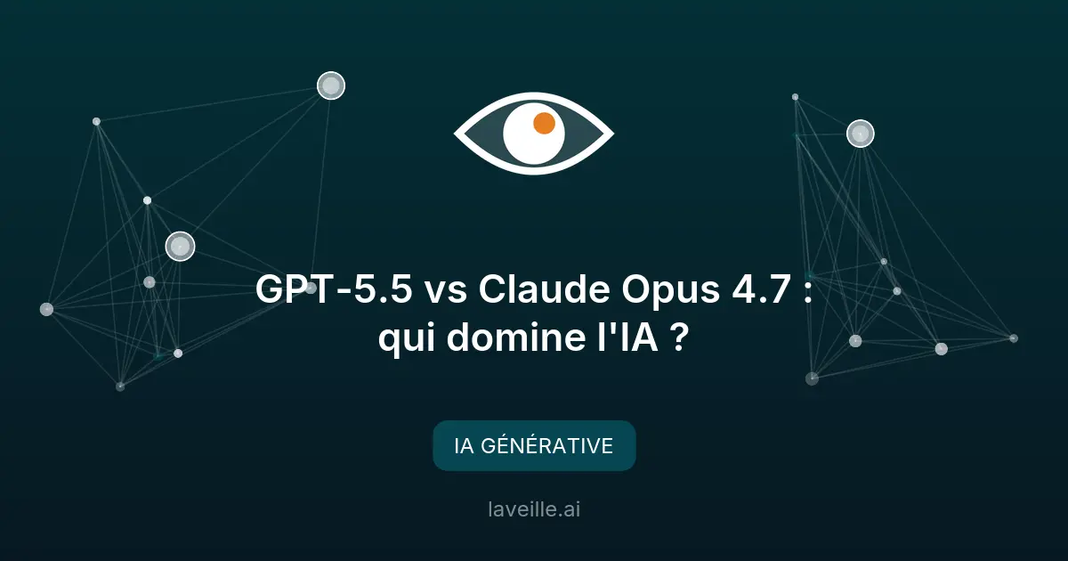 GPT-5.5 vs Claude Opus 4.7 : qui domine l'IA ?