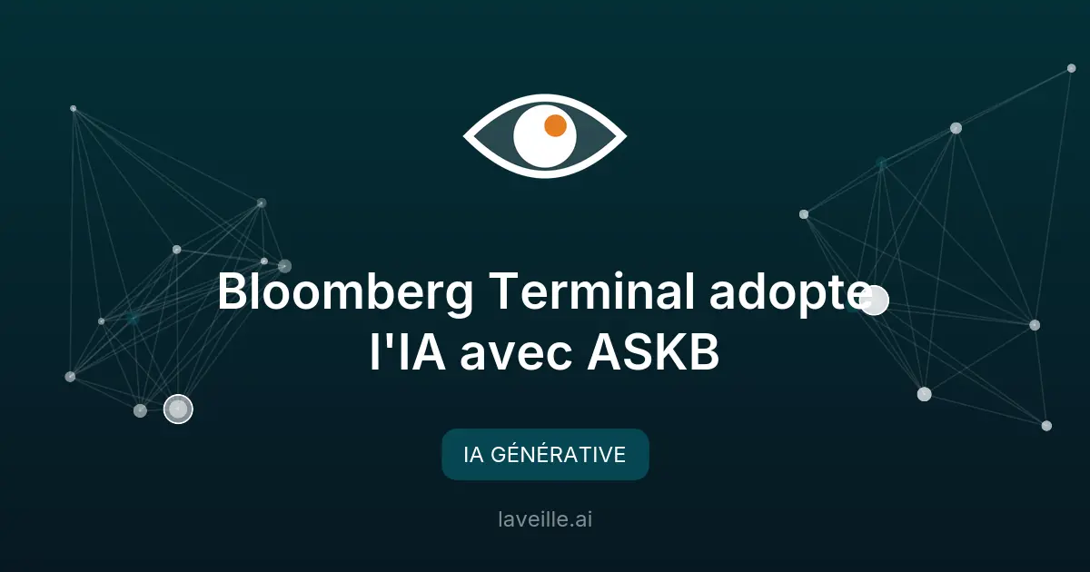 Bloomberg Terminal adopte l'IA avec ASKB