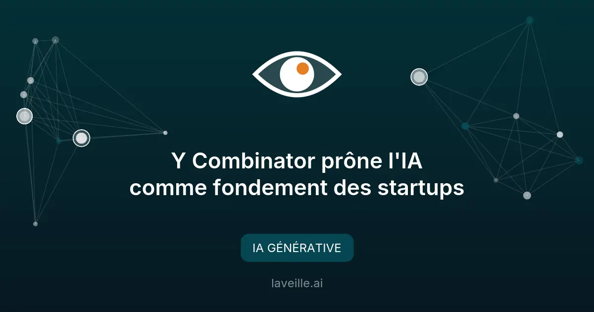 Y Combinator prône l'IA comme fondement des startups