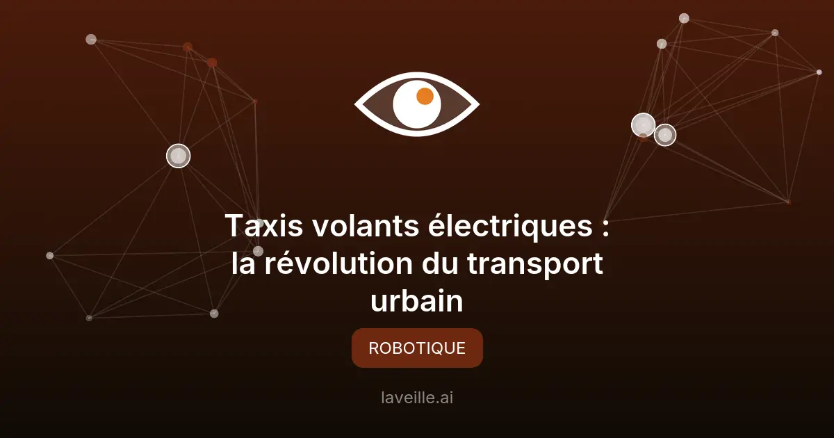 Taxis volants électriques : la révolution du transport urbain