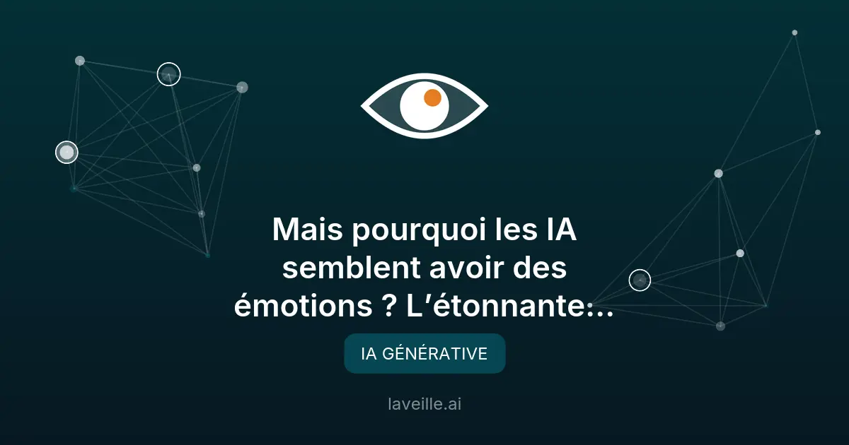 Émotions des IA : la découverte d'Anthropic