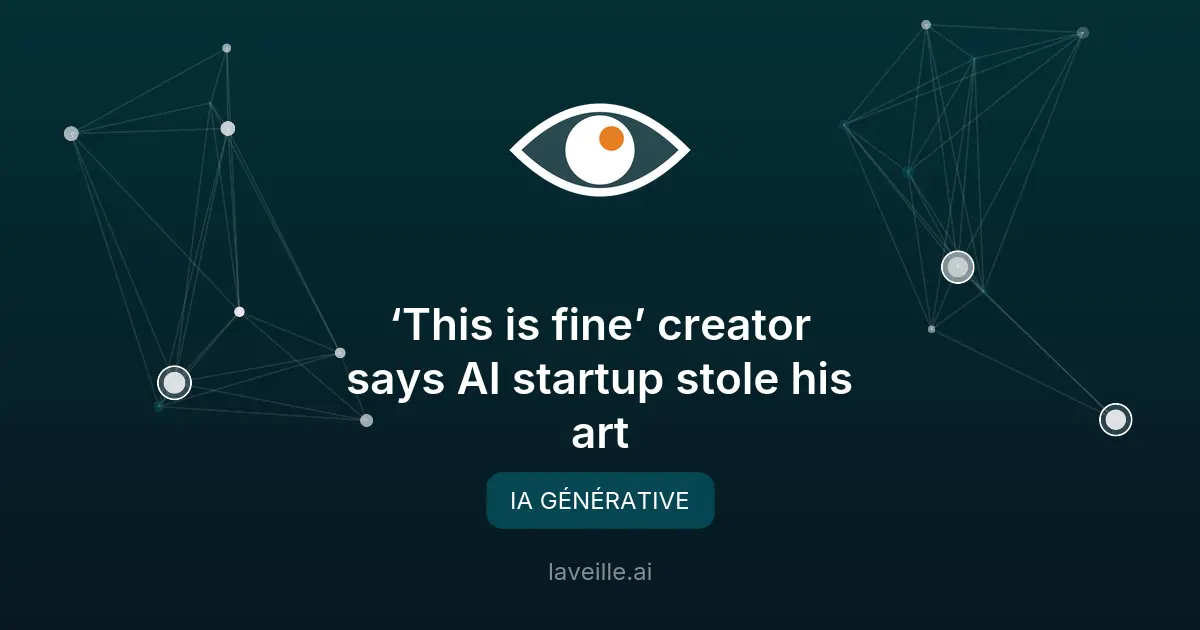 Artiste accuse une startup IA de vol de son œuvre