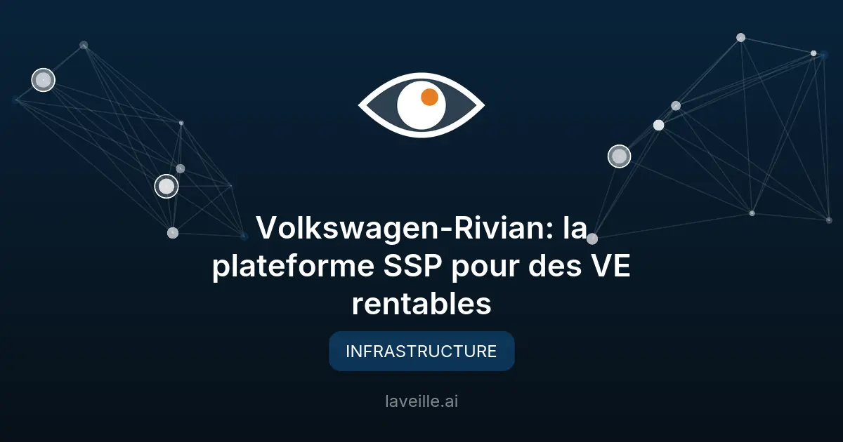 Volkswagen-Rivian: la plateforme SSP pour des VE rentables