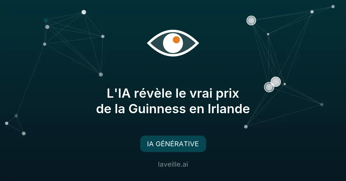 L'IA révèle le vrai prix de la Guinness en Irlande