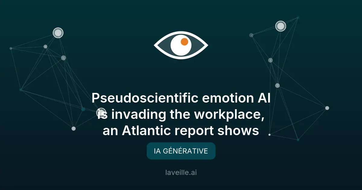 L'IA émotionnelle controversée envahit les milieux professionnels