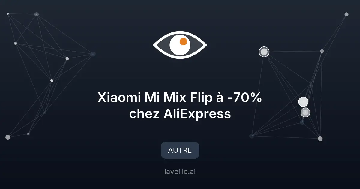 Xiaomi Mi Mix Flip à -70% chez AliExpress