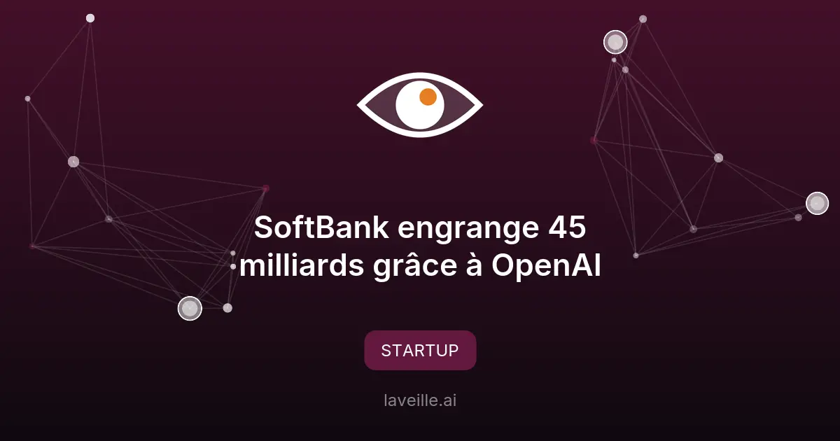 SoftBank engrange 45 milliards grâce à OpenAI